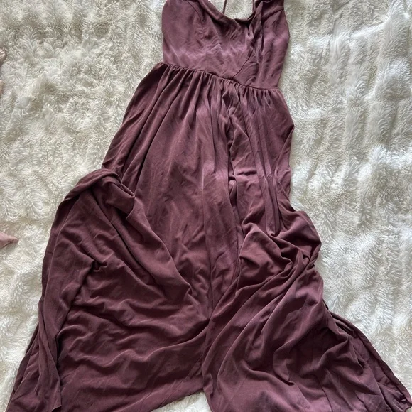 Urban Outfitters Molly Purple Wide Leg Culotte Jumpsuit - Picture 3 of 5
